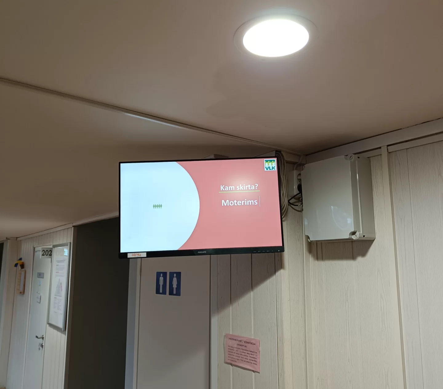 Reklaminiai ekranai Kaišiadorių pirminės sveikatos priežiūros centre