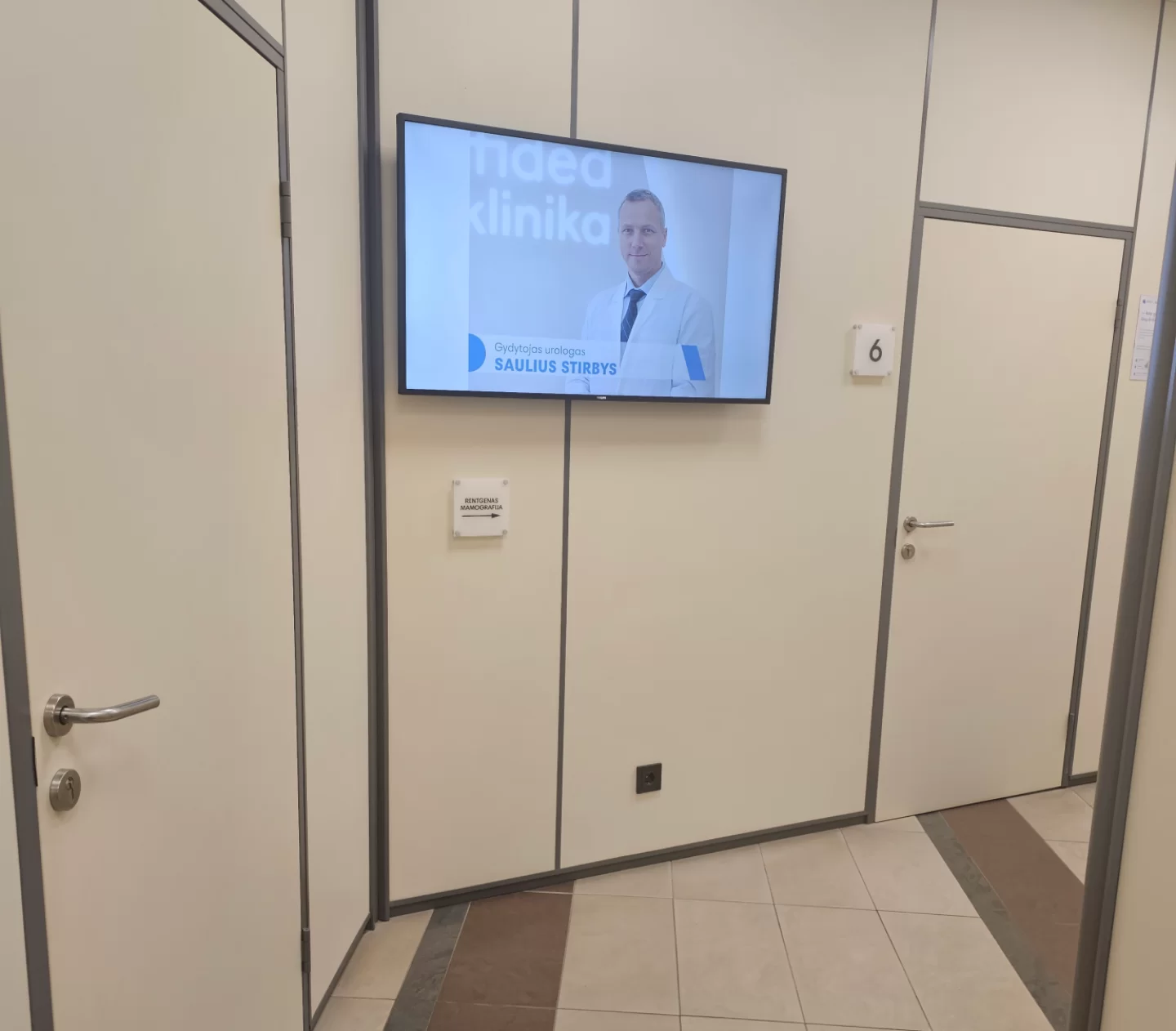 Alytaus Affidea klinikos ekranai