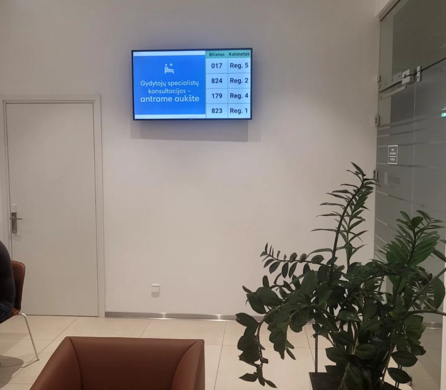 Šiaulių Affidea klinikos ekranai