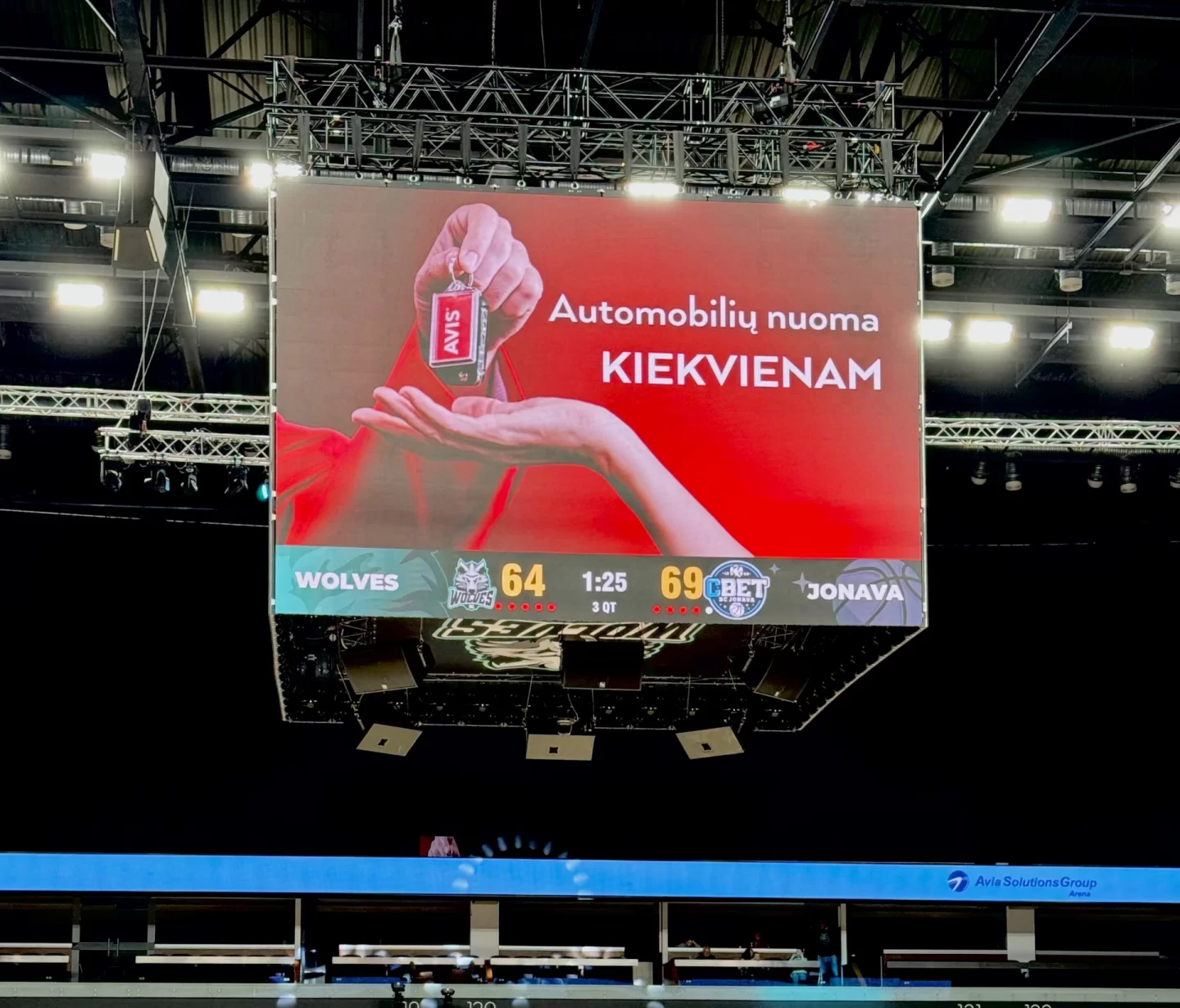 Reklaminis vidaus LED Kubas (renginiui)