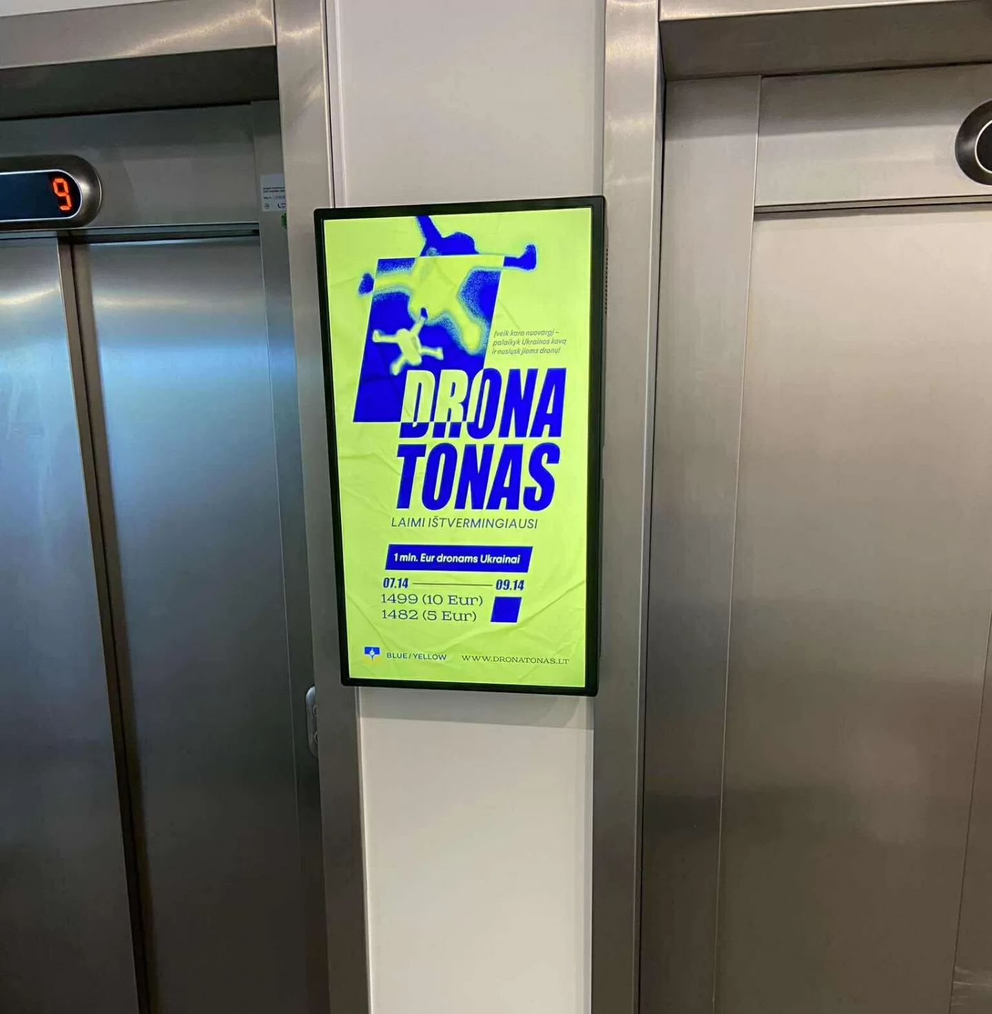 Reklaminis ekranas L3 verslo centre