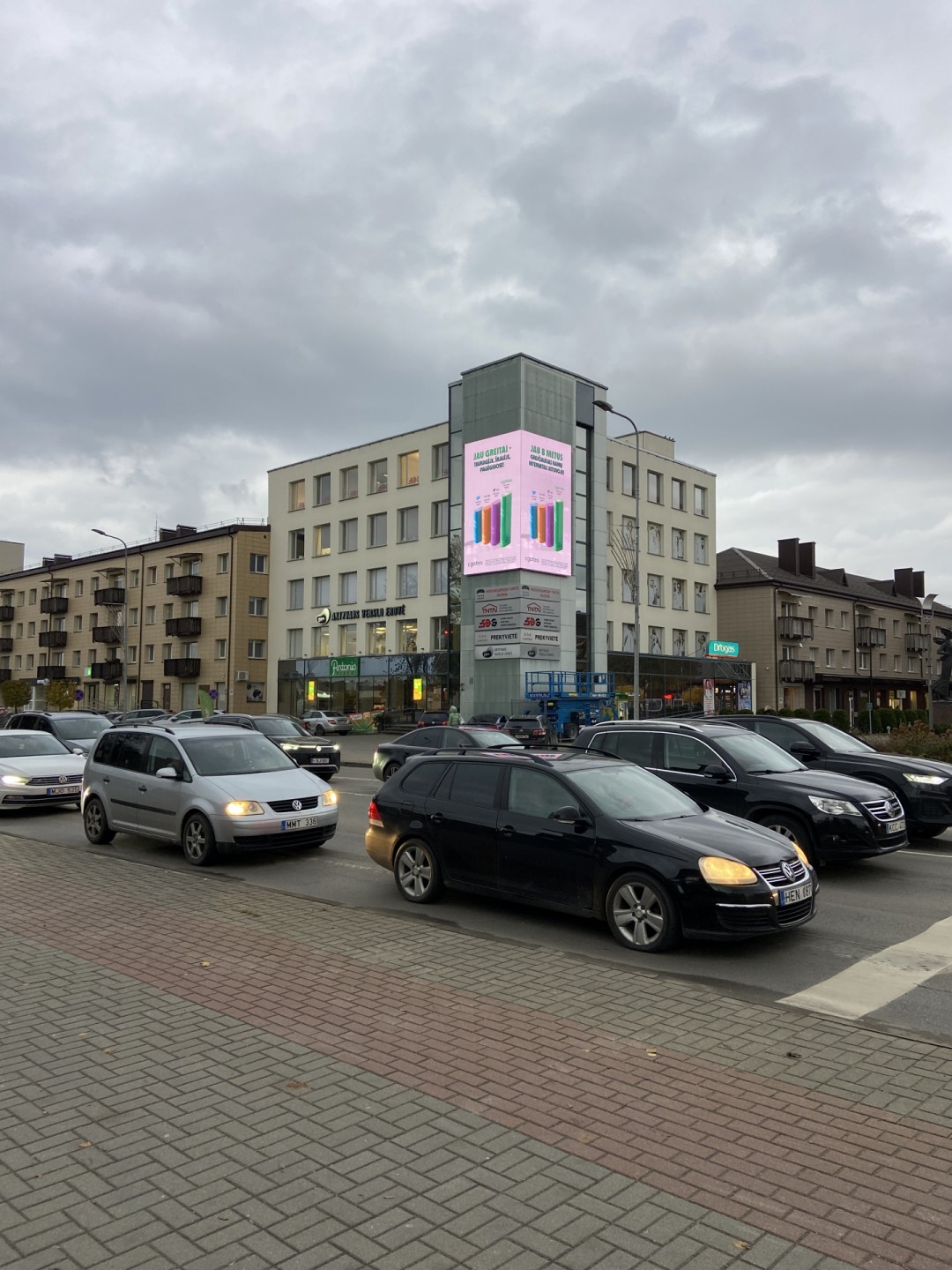 Kampinis LED ekranas Tauragėje