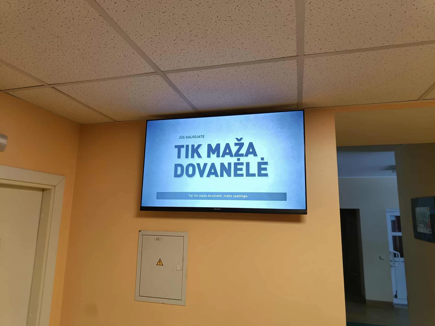 Reklaminiai ekranai Druskininkų pirminės sveikatos priežiūros centre