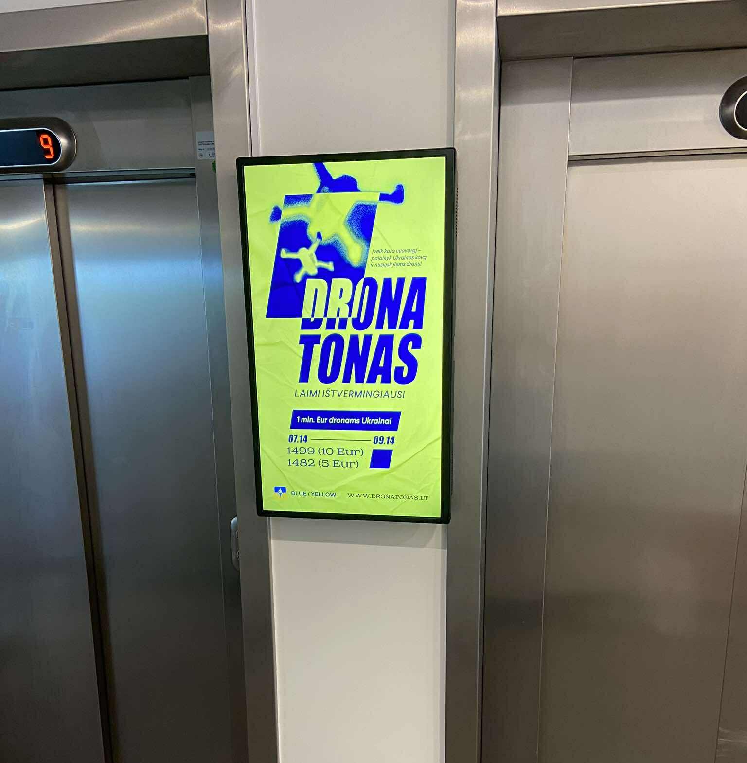 Reklaminis ekranas L3 verslo centre
