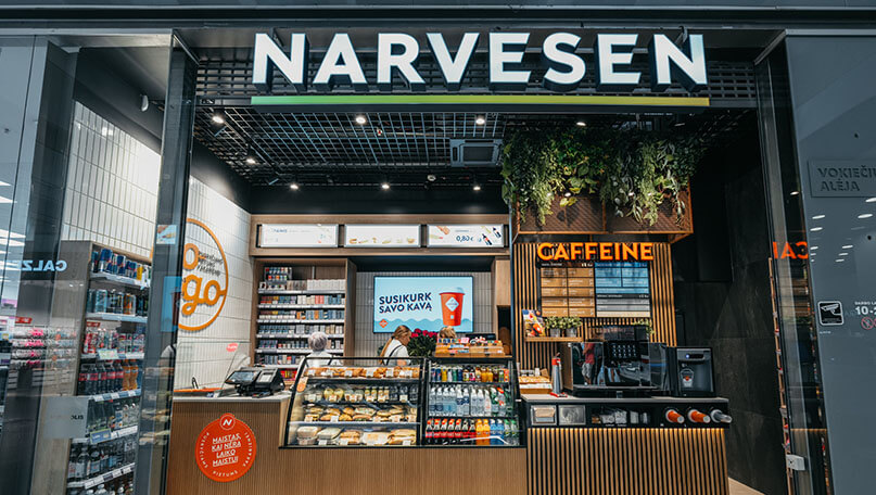 Narvesen LCD ekranas - Hilton (K609) (yra ir į lauką nukreiptas ekranas)