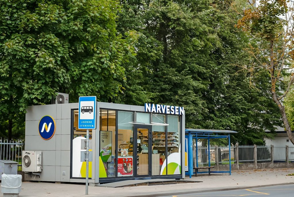 Narvesen LCD ekranas - Santariškių lig. (K118) (yra ir į lauką nukreiptas ekranas)