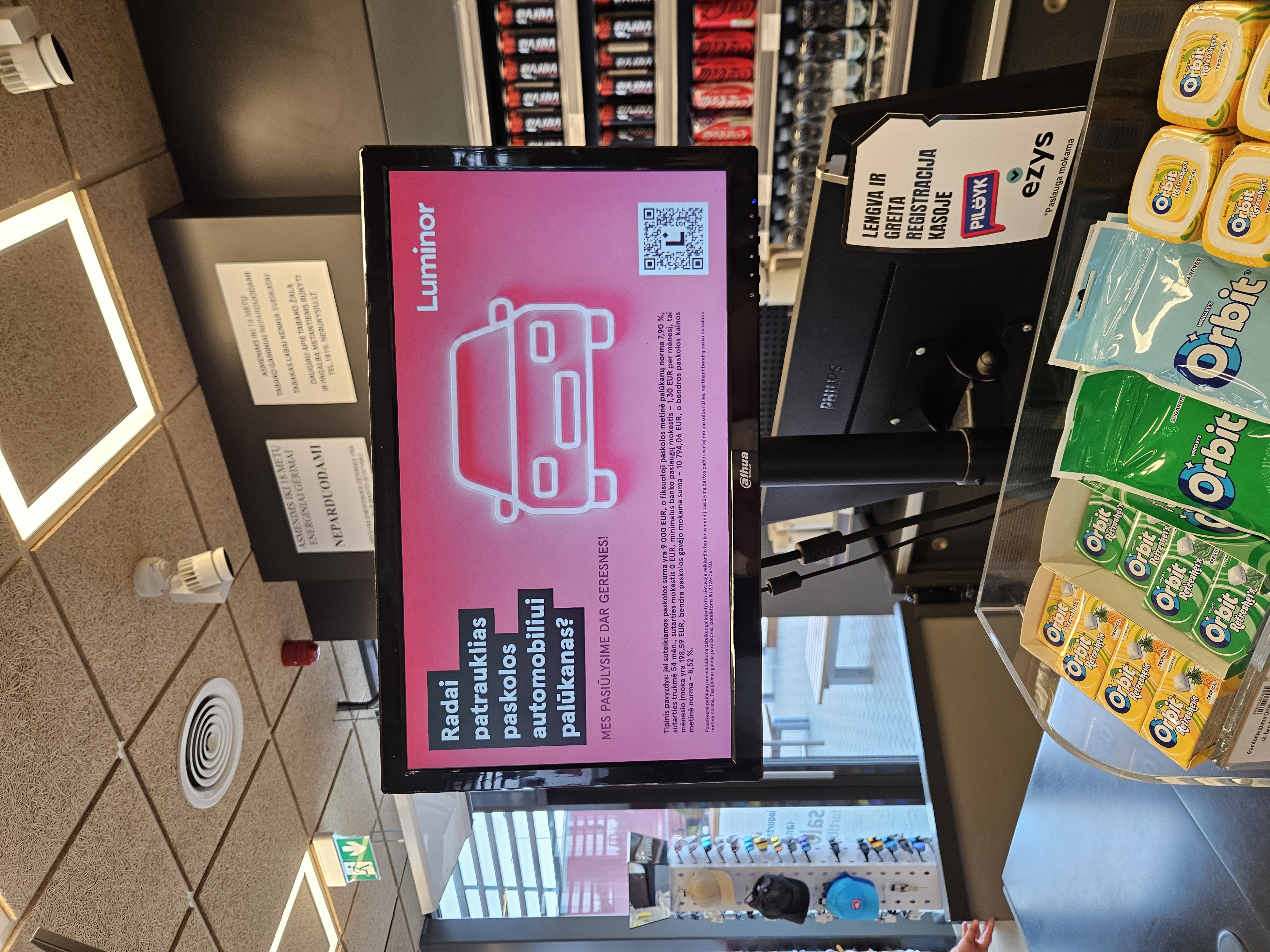 Orlen reklaminiai ekranai Vilniuje