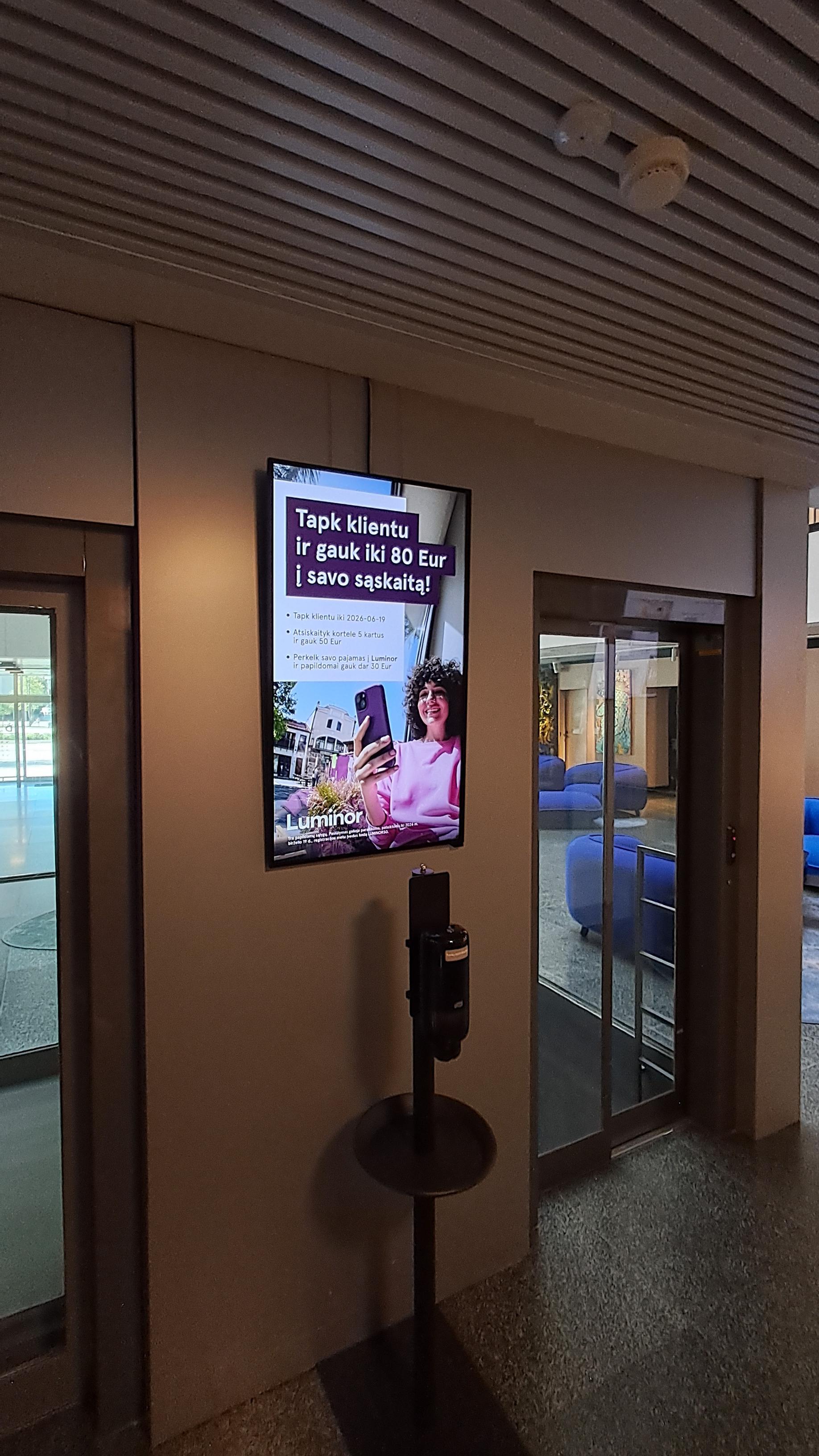 Reklaminis ekranas BLC verslo centre