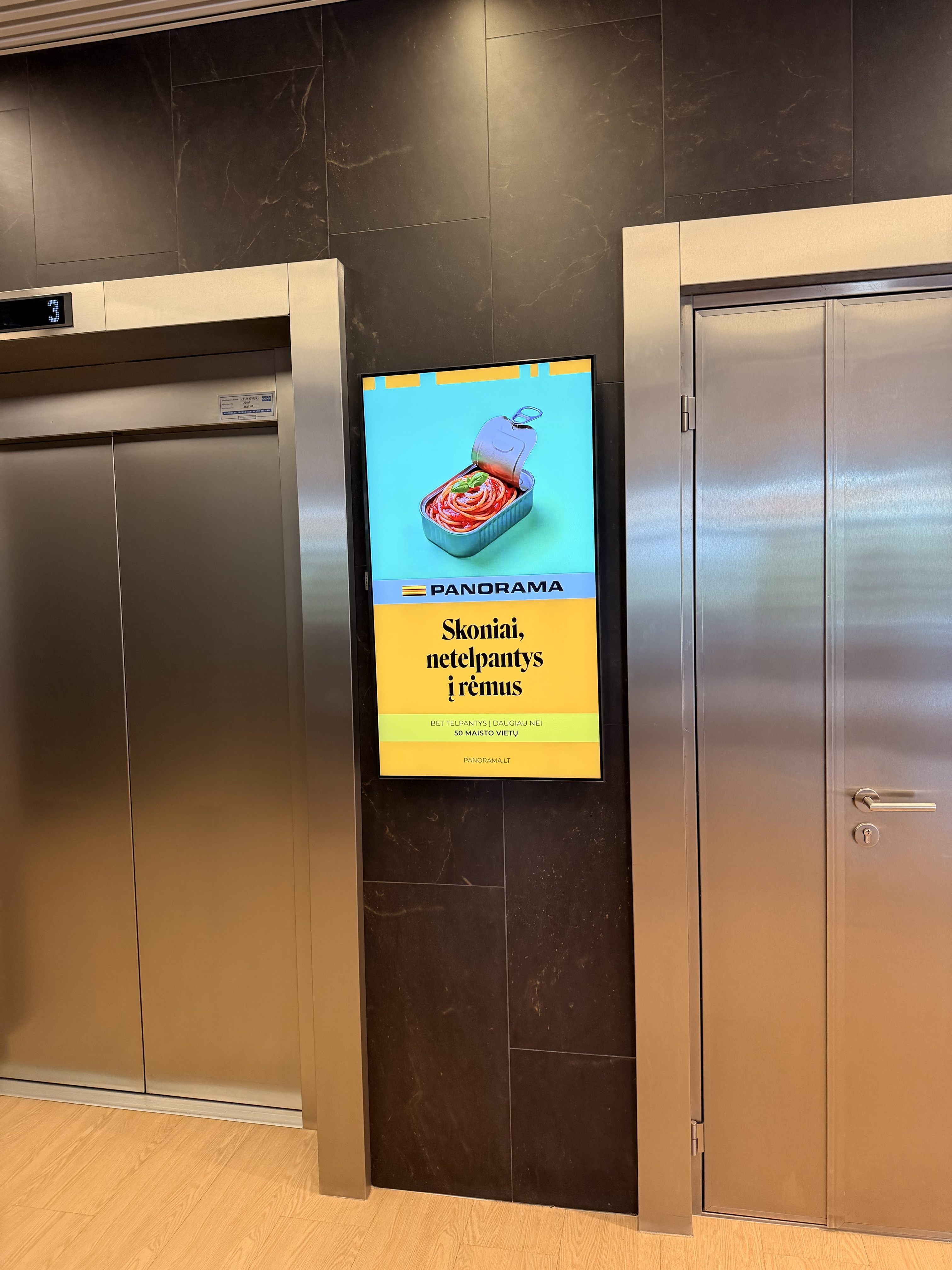 Reklaminis ekranas Saltoniškių 2 verslo centre