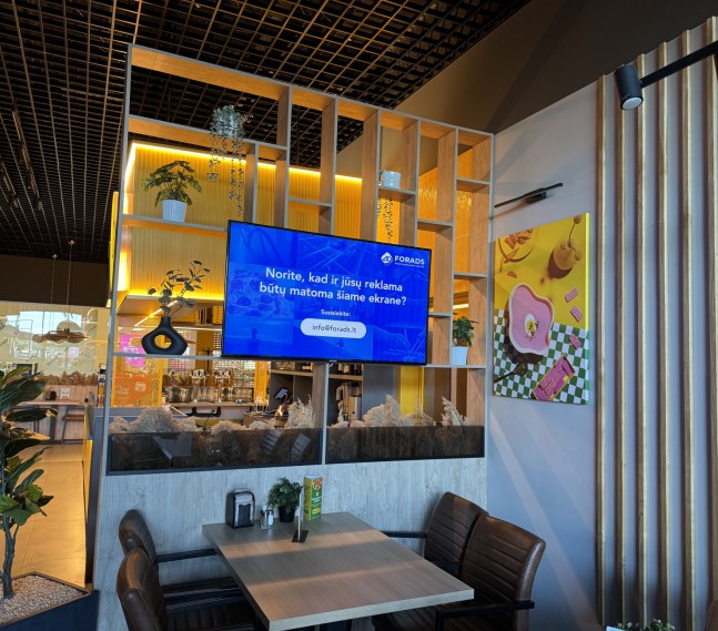 Reklama kavinėse ir restoranuose