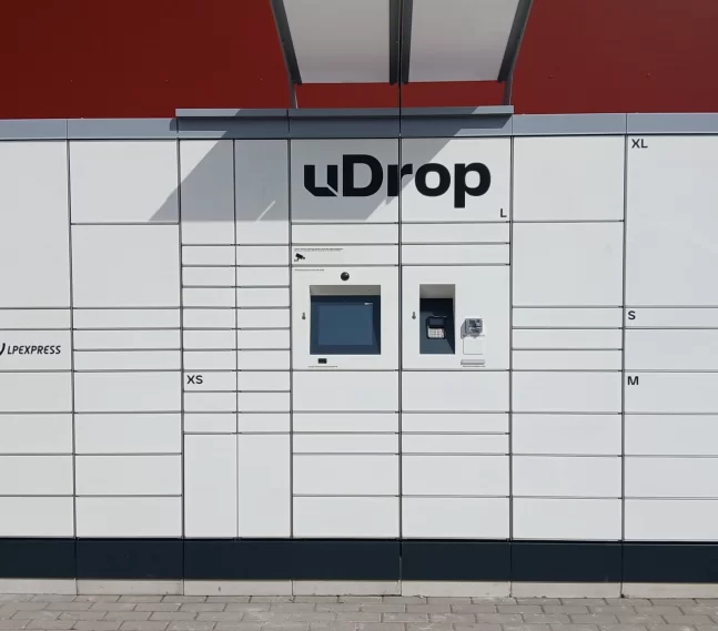 uDrop paštomatai Latvijoje
